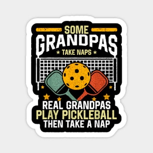 Pickleball Grandpa Pickleball Player Magnet