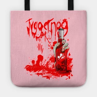 Zombie Hand Bloodied Juggernog on Soft Pink Tote