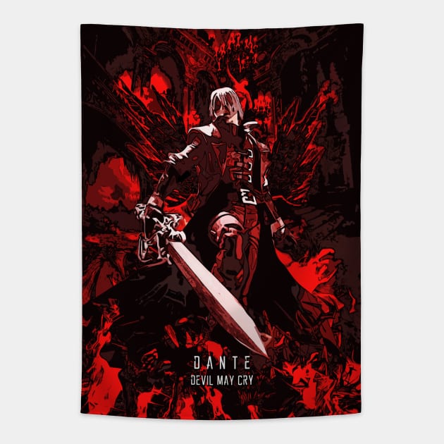 Classic Dante Vector Tapestry by syanart