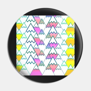 Colorful mountain tops Pin