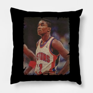 Isiah Thomas in Pistons Pillow