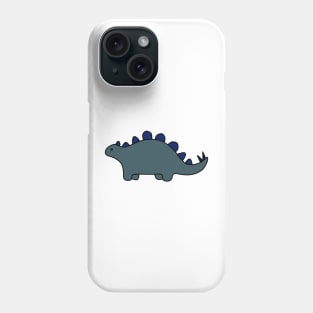 Dark blue dinosaur Phone Case