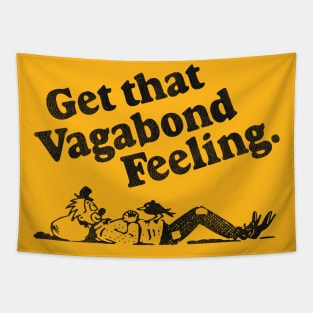 Get That Vagabond Feeling Defunct California Travel Tapestry