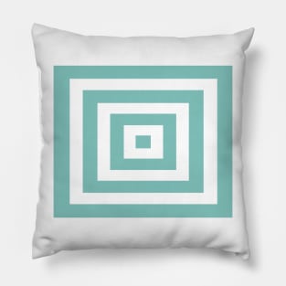 Abstract geometric pattern - blue and white. Pillow