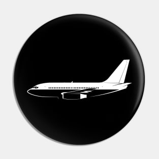 737-100 Silhouette Pin