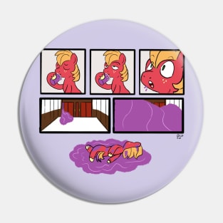 Big Macintosh tries a Grimace shake Pin