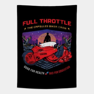 Neo Tokyo Kaneda Bike The Capsules Biker Gang Tapestry