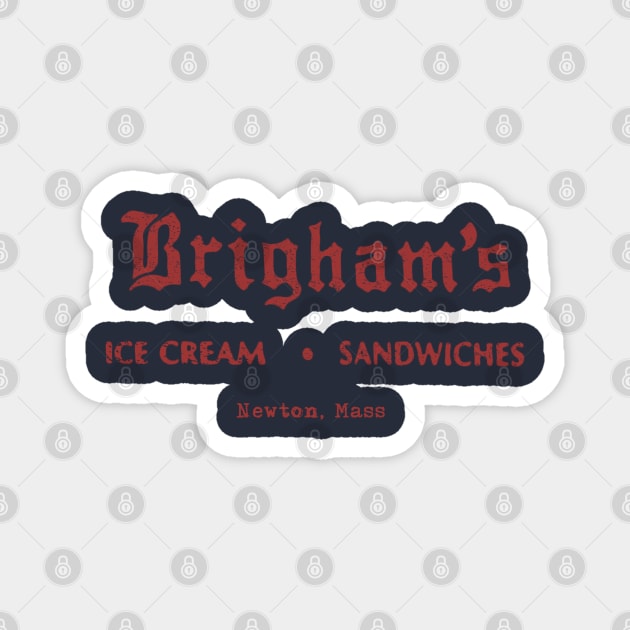 Brigham's Ice Cream & Sandwich Parlor - vintage Magnet by GeekGiftGallery