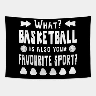 Basketball Teamsport Gift Basket Tapestry