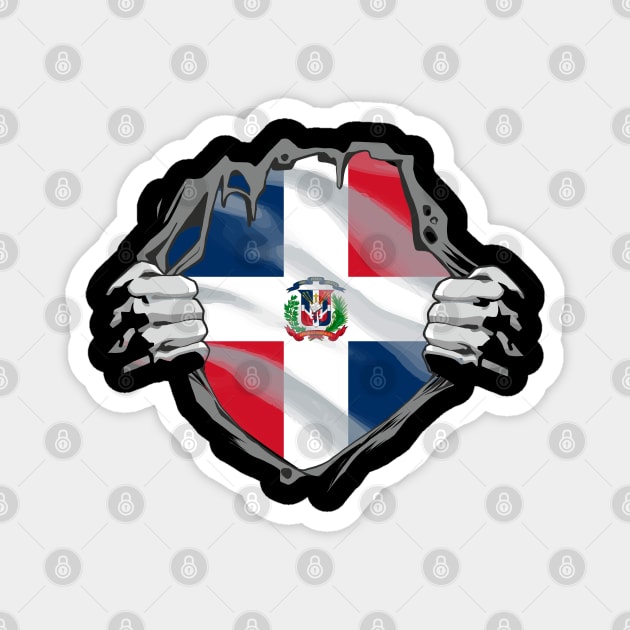 Proud Dominicana Flag, Republica dominicana gift heritage, Dominican girl Boy Friend dominicano Magnet by JayD World