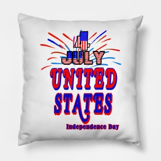 4th of July - Independence Day Pillow