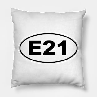 E21 Chassis Code Marathon Style Pillow