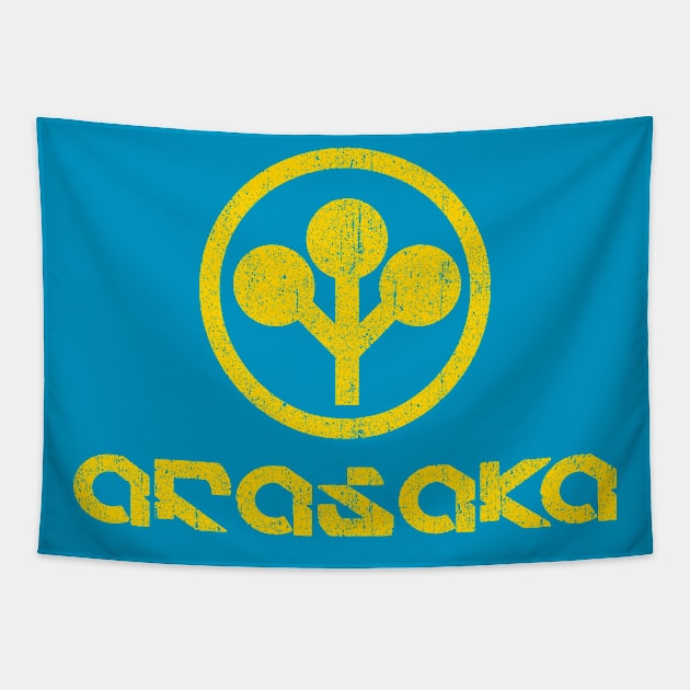 Arasaka Corp Tapestry by huckblade