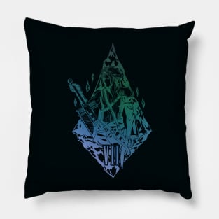 VII Colored version Pillow