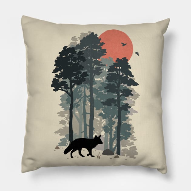 Familiar Forest Pillow by WildOak