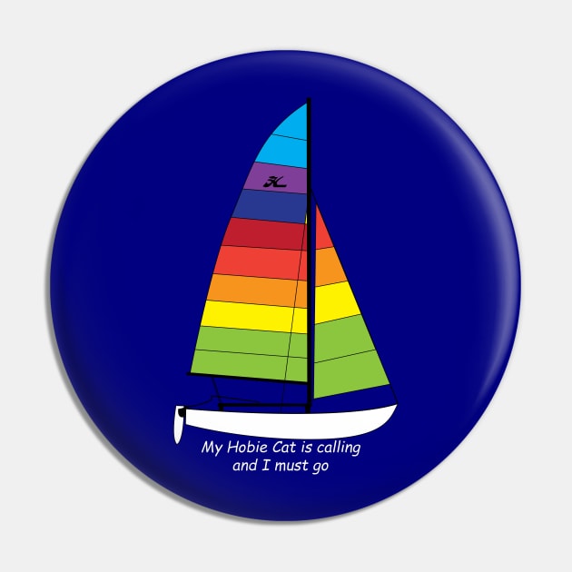 Hobie 16 Catamaran Sailboat Pin by CHBB