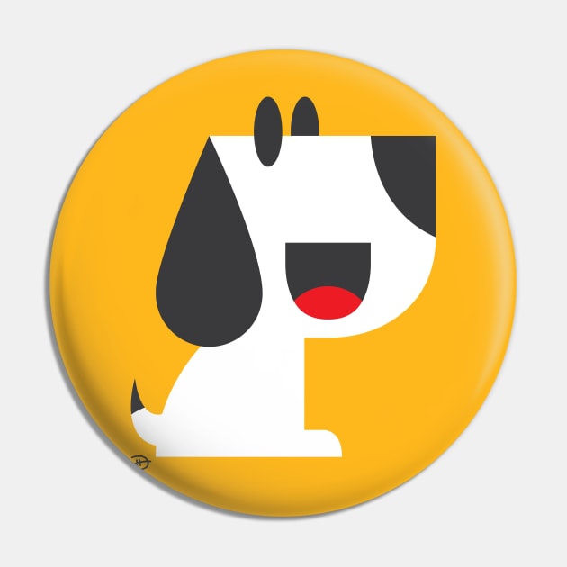 Dog Pin by dhartist