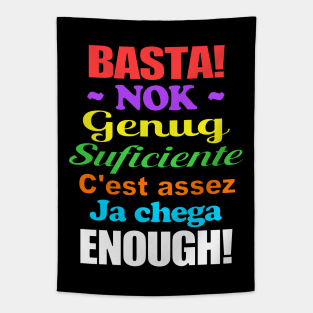 Basta in Seven Languages Tapestry