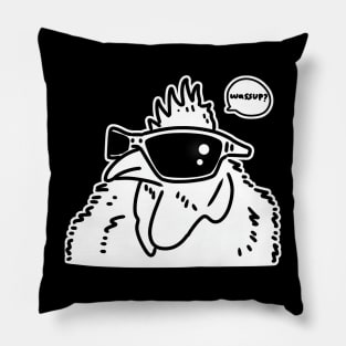 Coolest rooster ever Pillow