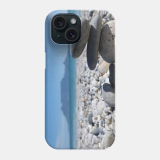 Blouberg Beach Table Mountain Stacked Rocks Phone Case