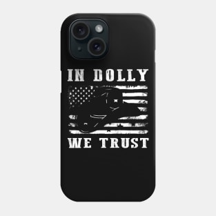 Distressed American In Dolly We Trust Phone Case