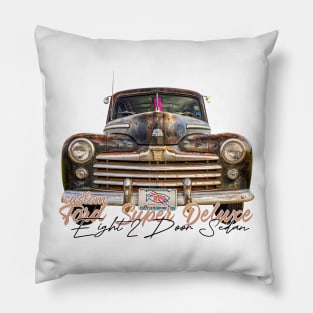 1948 Ford Super Deluxe Eight 2 Door Sedan Pillow