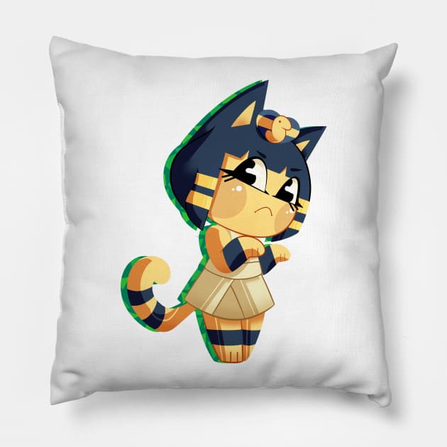 Ankha. Pillow by scribblekisses