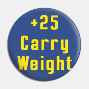 +25 Carry Weight Pin