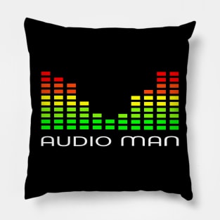 audio man sound crew engineer Pillow