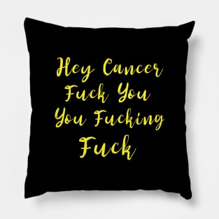 Fuck Cancer Pillow