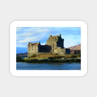 Eilean Donan Castle in the Highlands of Scotland Magnet