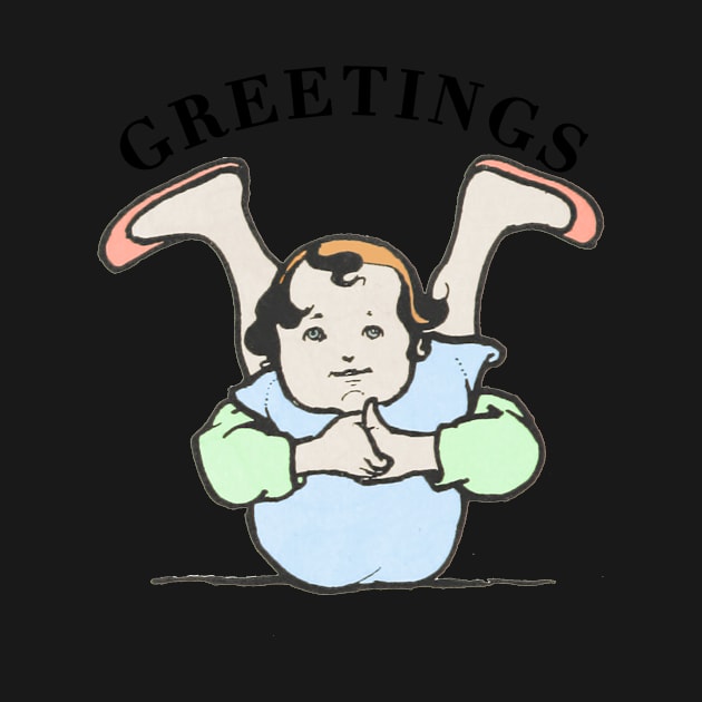 Greetings weird looking kid funny illustration meme by Captain-Jackson