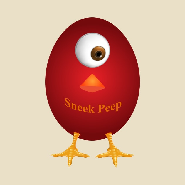 Sneek Peep - Look First Hatch Later Humor by LGull2018