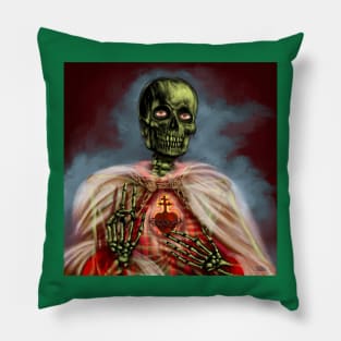 Skeletal Jesus Pillow