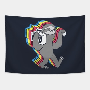 Slow Jams (Boombox Sloth) Tapestry