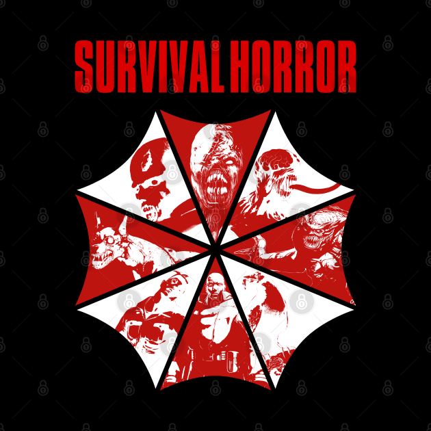 Survival Horror by Power Up Prints