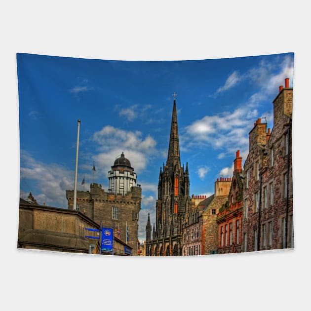 Castlehill View Tapestry by tomg