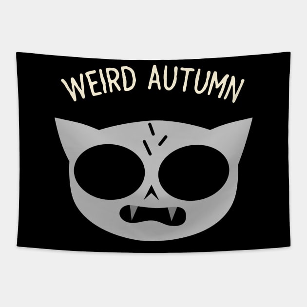 Night in the woods Weird Autum Tapestry by MigiDesu