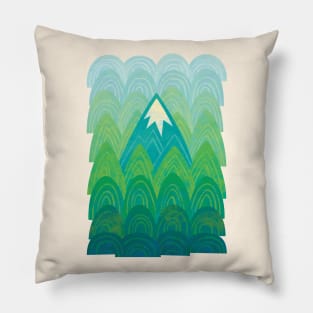 Towering Mountain Pillow