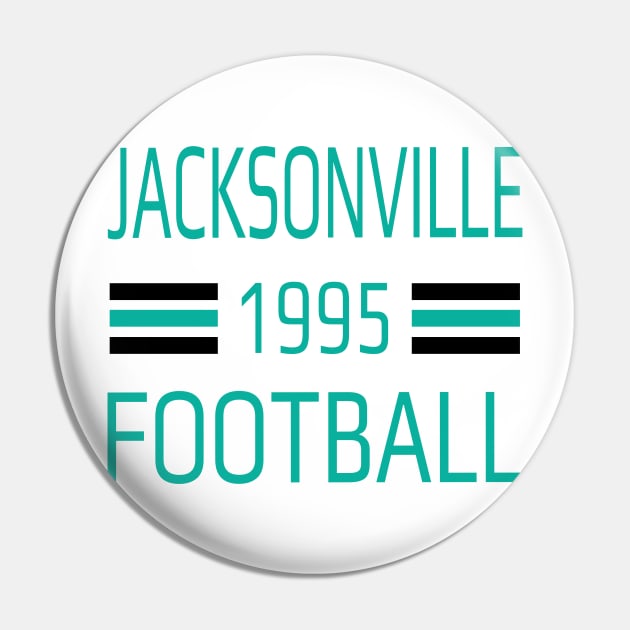 Jacksonville football Classic Pin by Medo Creations