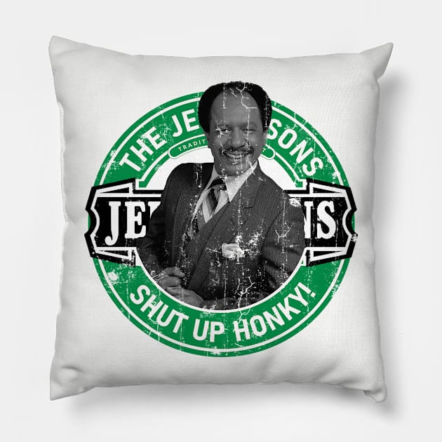 shut up honky! - The Jeffersons Pillow by modar siap