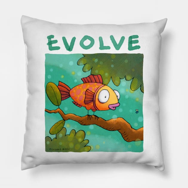 Evolve Pillow by drawboy