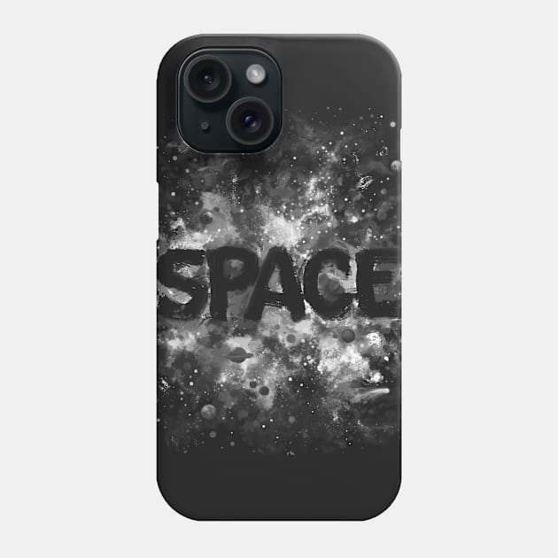 Space Painted Phone Case by FoxShiver