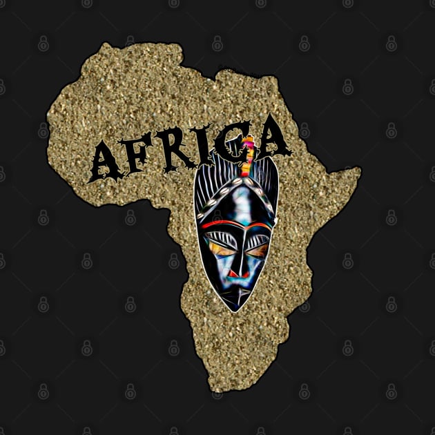 Africa Map with Mask by DougB