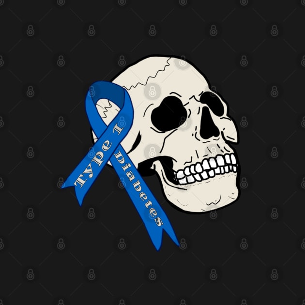 Type 1 Diabetes Skull by CatGirl101