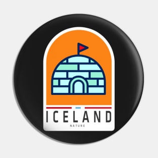 Iceland Sticker , Travel poster Poster Pin