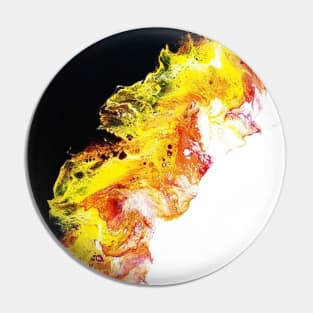 Burning Comet Pin