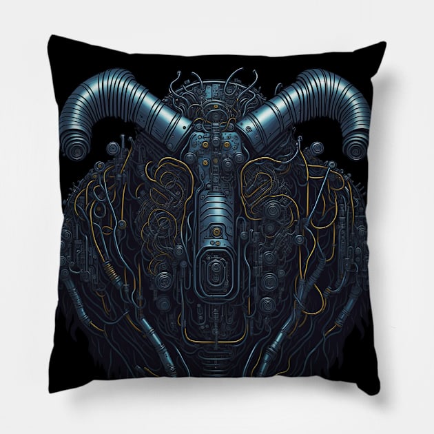 Electric Sheep Pillow by Houerd