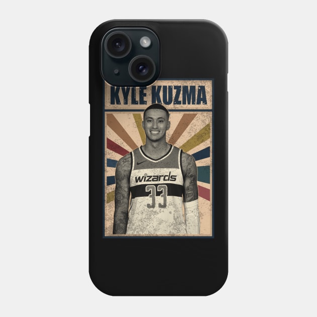 Washington Wizards Kyle Kuzma Phone Case by RobinaultCoils