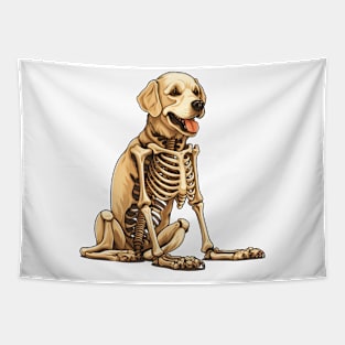 Skeleton Golden Retriever Dog Tapestry